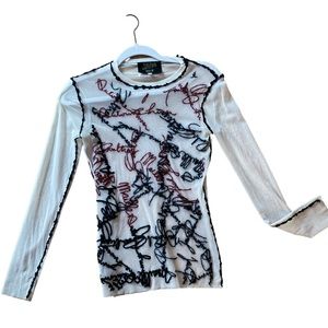 Jean Paul Gaultier mesh top